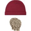 image:imageHudson Baby Unisex Baby Cotton Cap and Scratch Mitten SetAutumn Rose