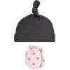 image:imageHudson Baby Unisex Baby Cotton Cap and Scratch Mitten SetBerry Floral