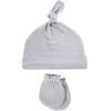 image:imageHudson Baby Unisex Baby Cotton Cap and Scratch Mitten SetBlue Whale
