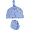 image:imageHudson Baby Unisex Baby Cotton Cap and Scratch Mitten SetBlue Whale