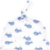 image:imageHudson Baby Unisex Baby Cotton Cap and Scratch Mitten SetBlue Whale