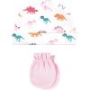 image:imageHudson Baby Unisex Baby Cotton Cap and Scratch Mitten SetCuteasaurus