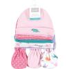 image:imageHudson Baby Unisex Baby Cotton Cap and Scratch Mitten SetCuteasaurus