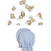 image:imageHudson Baby Unisex Baby Cotton Cap and Scratch Mitten SetGentleman Bear