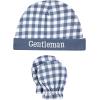 image:imageHudson Baby Unisex Baby Cotton Cap and Scratch Mitten SetGentleman Bear