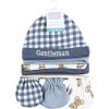 image:imageHudson Baby Unisex Baby Cotton Cap and Scratch Mitten SetGentleman Bear