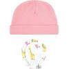 image:imageHudson Baby Unisex Baby Cotton Cap and Scratch Mitten SetGirl Yellow Safari