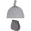 image:imageHudson Baby Unisex Baby Cotton Cap and Scratch Mitten SetHandsome