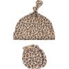 image:imageHudson Baby Unisex Baby Cotton Cap and Scratch Mitten SetLeopard
