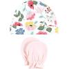 image:imageHudson Baby Unisex Baby Cotton Cap and Scratch Mitten SetModern Botanical