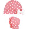 image:imageHudson Baby Unisex Baby Cotton Cap and Scratch Mitten SetModern Botanical