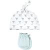 image:imageHudson Baby Unisex Baby Cotton Cap and Scratch Mitten SetModern Elephant