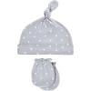 image:imageHudson Baby Unisex Baby Cotton Cap and Scratch Mitten SetModern Elephant