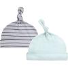 image:imageHudson Baby Unisex Baby Cotton Cap and Scratch Mitten SetModern Elephant