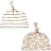 image:imageHudson Baby Unisex Baby Cotton Cap and Scratch Mitten SetModern Giraffe