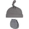 image:imageHudson Baby Unisex Baby Cotton Cap and Scratch Mitten SetModern Mustache