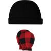 image:imageHudson Baby Unisex Baby Cotton Cap and Scratch Mitten SetMoose