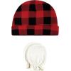 image:imageHudson Baby Unisex Baby Cotton Cap and Scratch Mitten SetMoose