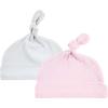 image:imageHudson Baby Unisex Baby Cotton Cap and Scratch Mitten SetRose