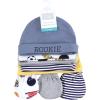 image:imageHudson Baby Unisex Baby Cotton Cap and Scratch Mitten SetSports Fan