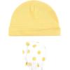 image:imageHudson Baby Unisex Baby Cotton Cap and Scratch Mitten SetSunshine and Clouds