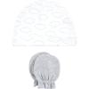 image:imageHudson Baby Unisex Baby Cotton Cap and Scratch Mitten SetSunshine and Clouds
