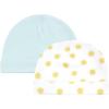 image:imageHudson Baby Unisex Baby Cotton Cap and Scratch Mitten SetSunshine and Clouds