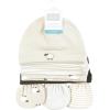 image:imageHudson Baby Unisex Baby Cotton Cap and Scratch Mitten SetTaupe Sheep