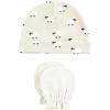 image:imageHudson Baby Unisex Baby Cotton Cap and Scratch Mitten SetTaupe Sheep