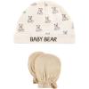 image:imageHudson Baby Unisex Baby Cotton Cap and Scratch Mitten SetTeddy Bears