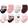 image:imageHudson Baby Unisex Baby Cotton Rich Baby Terry Socks 16PackBallet Burgundy