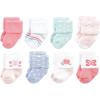 image:imageHudson Baby Unisex Baby Cotton Rich Baby Terry Socks 16PackPastel Butterfly