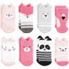 image:imageHudson Baby Unisex Baby Cotton Rich Baby Terry Socks 16PackPink Animals