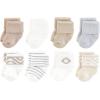 image:imageHudson Baby Unisex Baby Cotton Rich Baby Terry Socks 16PackStripe Cream
