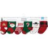 image:imageHudson Baby Unisex Baby Cotton Rich Baby Terry Socks 24Pack12 Days of Christmas Santa