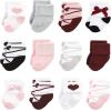 image:imageHudson Baby Unisex Baby Cotton Rich Baby Terry Socks 24PackBallet