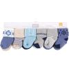 image:imageHudson Baby Unisex Baby Cotton Rich Baby Terry Socks 24PackBlue Gray Solid