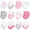 image:imageHudson Baby Unisex Baby Cotton Rich Baby Terry Socks 24PackGirl Dino