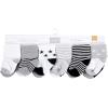 image:imageHudson Baby Unisex Baby Cotton Rich Baby Terry Socks 24PackGray Black Stars
