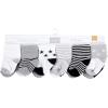 image:imageHudson Baby Unisex Baby Cotton Rich Baby Terry Socks 24PackGray Black Stars