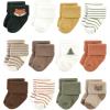 image:imageHudson Baby Unisex Baby Cotton Rich Baby Terry Socks 24PackHarvest Bear