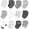 image:imageHudson Baby Unisex Baby Cotton Rich Baby Terry Socks 24PackModern Elephant