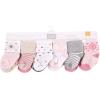 image:imageHudson Baby Unisex Baby Cotton Rich Baby Terry Socks 24PackPink Gray Solid