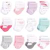 image:imageHudson Baby Unisex Baby Cotton Rich Baby Terry Socks 24PackPink Unicorn