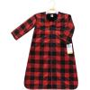 image:imageHudson Baby Unisex Baby Long Sleeve Plush Faux Fur Sleeping Bag Wearable BlanketBuffalo Plaid
