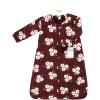image:imageHudson Baby Unisex Baby Long Sleeve Plush Faux Fur Sleeping Bag Wearable BlanketBurgundy Floral