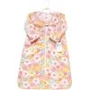 image:imageHudson Baby Unisex Baby Long Sleeve Plush Faux Fur Sleeping Bag Wearable BlanketPeace Love Flowers