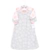 image:imageHudson Baby Unisex Baby LongSleeve Fleece Sleeping BagGray Pink Snowflake