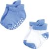 image:imageHudson Baby Unisex Baby NonSkid NoShow SocksBlue