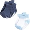 image:imageHudson Baby Unisex Baby NonSkid NoShow SocksBlue